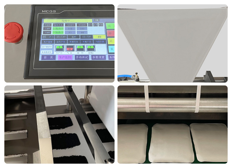 HY-330S全自動艾灸貼、膏藥熱敷貼、中藥熱灸貼包裝機機械細節(jié)
